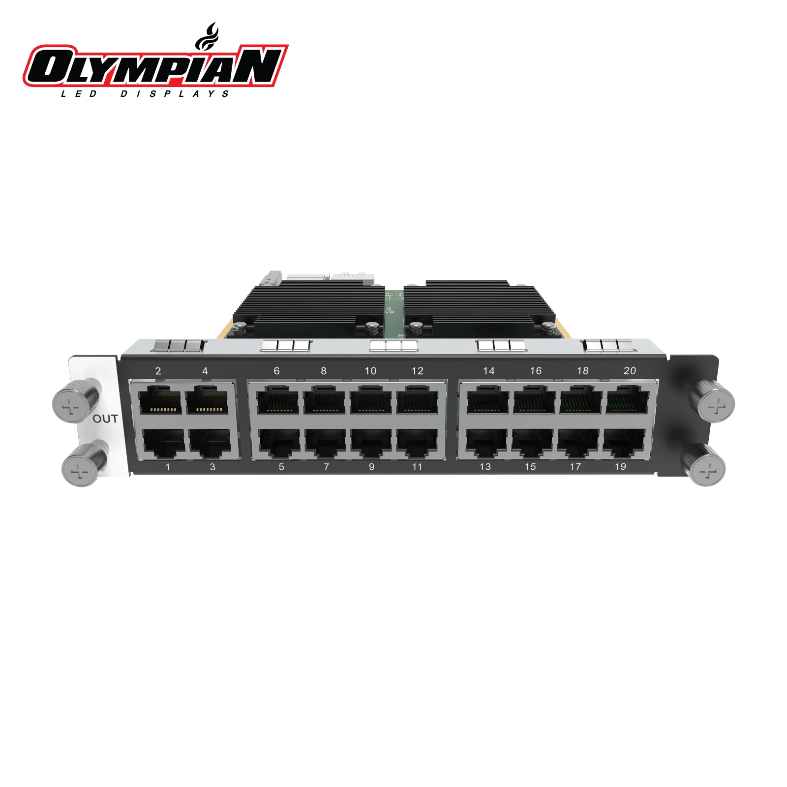 H_20xRJ45 Output Card – H Series